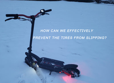 Deflate The Tires of Your Electric Scooter Can Prevent It From Slipping? Wrong!