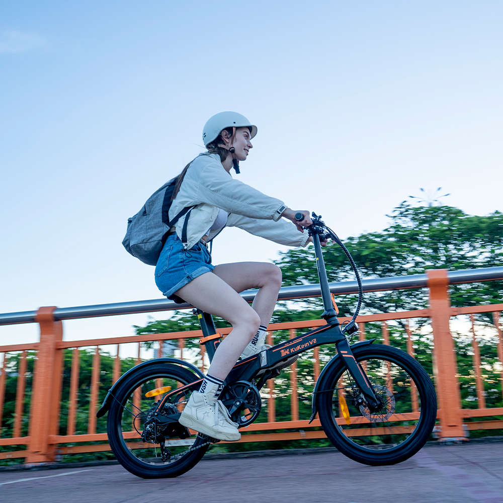 KUKIRIN V2 Foldable Electric Bike | Removable Battery | 25Km/h Max Speed