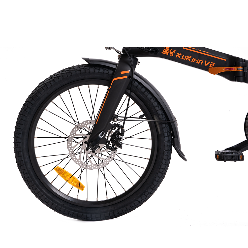 Bici elettrica pieghevole KUKIIRN V2 | Batteria rimovibile | Velocità massima 25Km/h