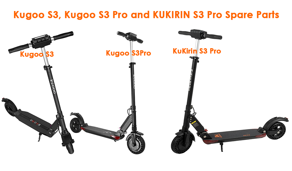 Reserveonderdelen voor KUGOO S3 | KUGOO S3 Pro | KUKIRIN S3 Pro elektrische scooter
