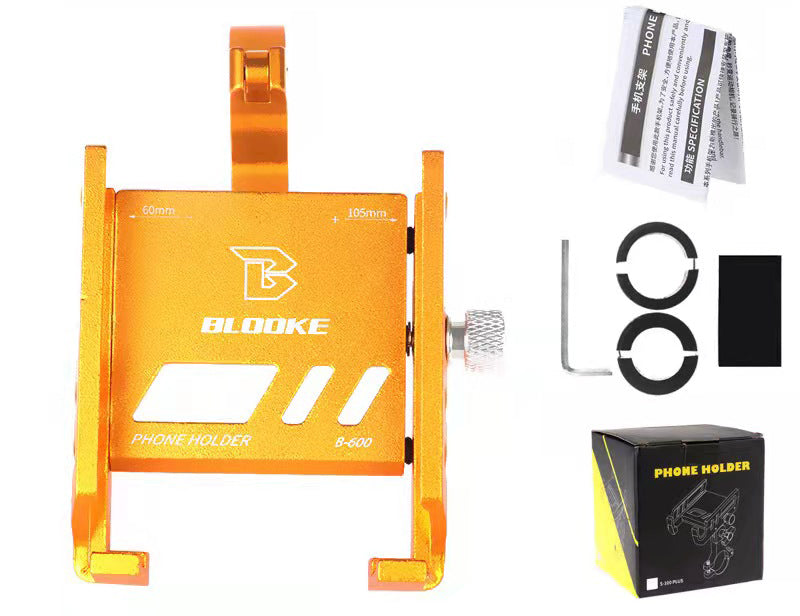 Universal mobile phone holder for electric scooter is suitable for