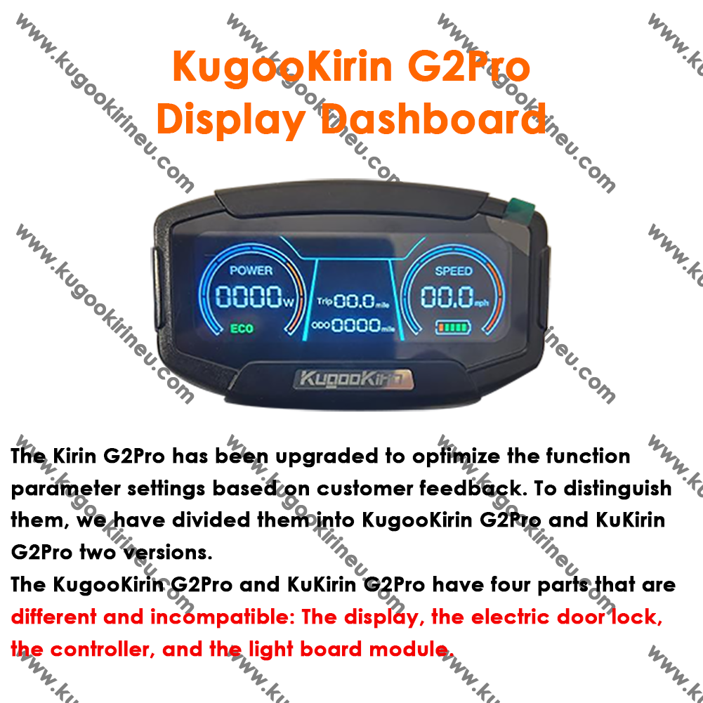 Ersatzteile für KUGOOKI RIN G2 Pro | KUKIRIN G2 Pro Elektro roller