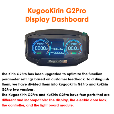 Display Dashboard voor elektrische scooter KUGOO